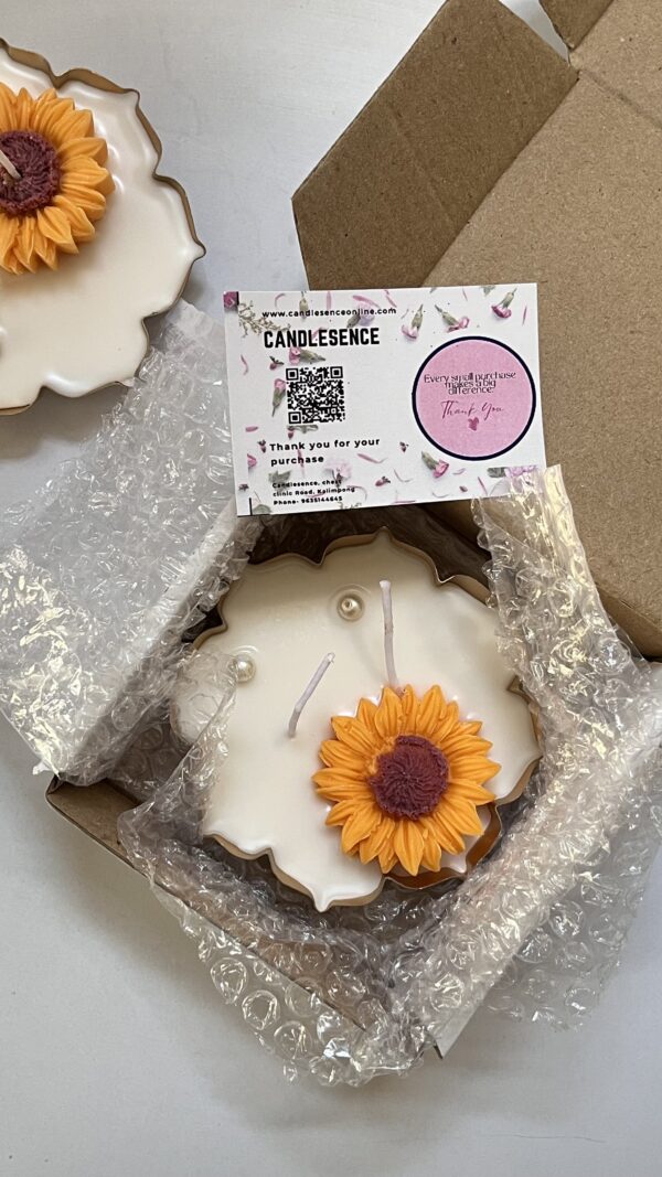 Sunflower Urli Candle